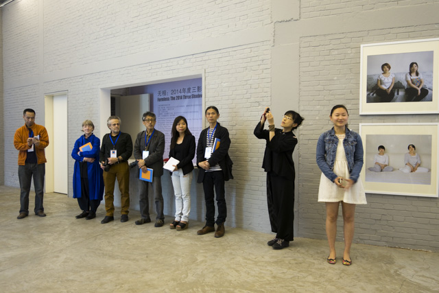 Liu Zheng, Candida Hofer, Arthur Ollman, Tokihiro Sato and translator, Rong Rong, Inri (left to right)